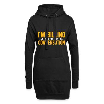 Richter Jurist Anwalt - Hoodie-Kleid - Schwarz - Vorne