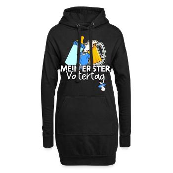 Mein erster Vatertag Junge Geschenk - Hoodie-Kleid - Schwarz - Vorne