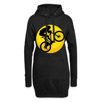 | VTT Vtt - Sweat-shirt à capuche long Femme - noir - Devant