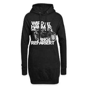 Ural M72 - Wird mit Hammer und Zange repariert - Hoodie-Kleid - Schwarz - Vorne