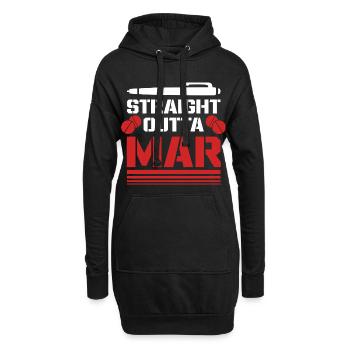 Assistant médical tout droit sorti du MAR - Sweat-shirt à capuche long Femme - noir - Devant