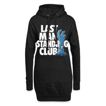 Last Man Standing Zombie Design - Hoodie-Kleid - Schwarz - Vorne