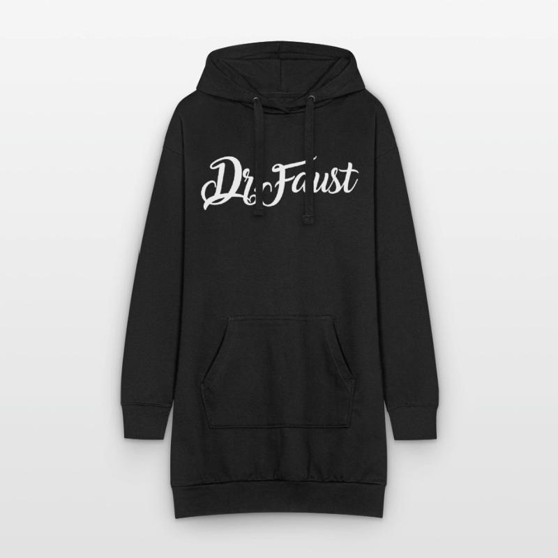 Dr. Faust typography Hoodie Dress