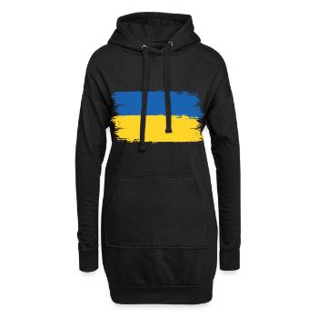 Ukraine Flag - Pray For Ukraine - Viva Ukraine - Hoodie Dress - black - Front