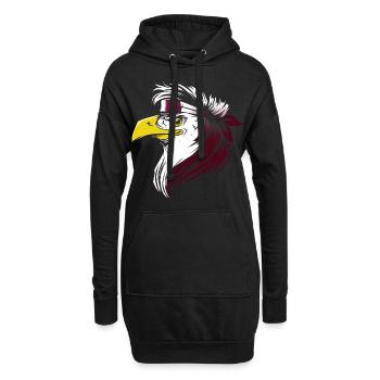 Katar - Hoodie-Kleid - Schwarz - Vorne