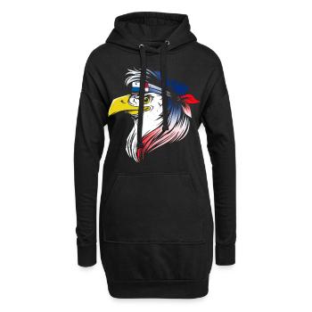 Panama - Hoodie-Kleid - Schwarz - Vorne