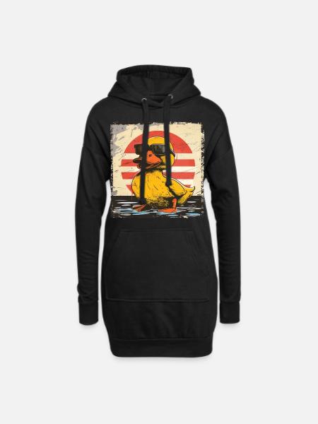 Cool Duck - Hoodie-Kleid - Schwarz