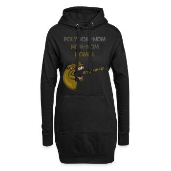 Mathematik Halloween Dinosaurier T-Rex Rechnen Fun - Hoodie-Kleid - Schwarz - Vorne