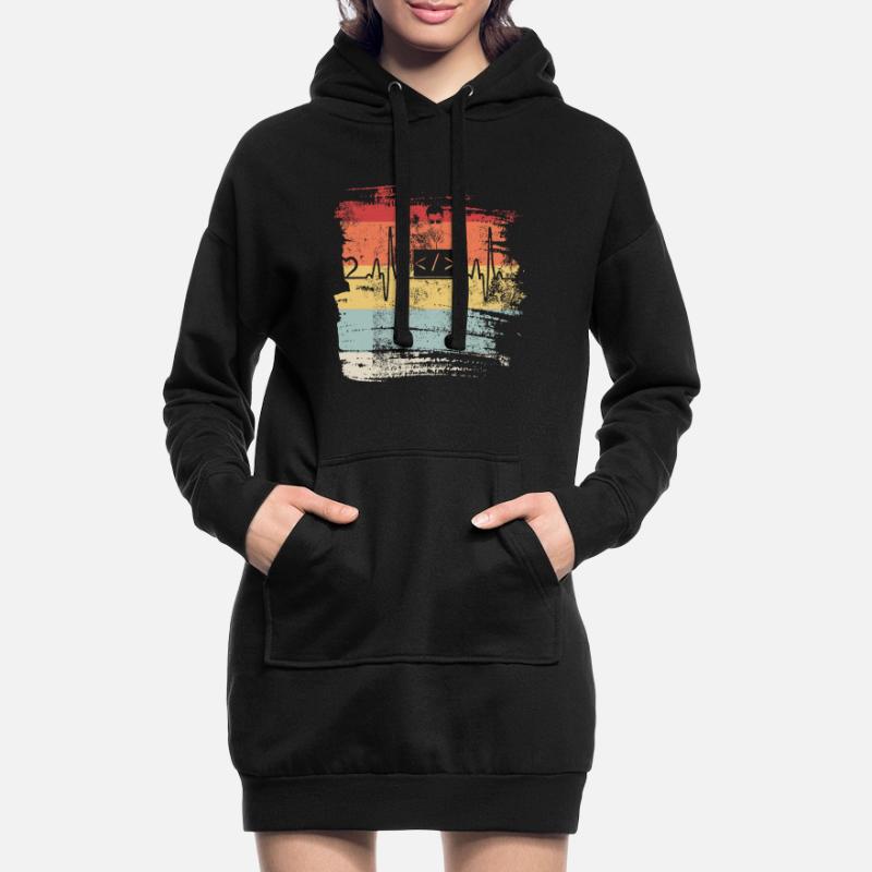 Programmierer Lustig Informatiker Coder Geschenk Hoodie-Kleid