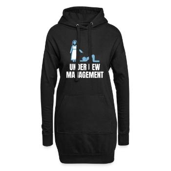 Junggesellenabschied Junggeselle Geschenk - Hoodie-Kleid - Schwarz - Vorne
