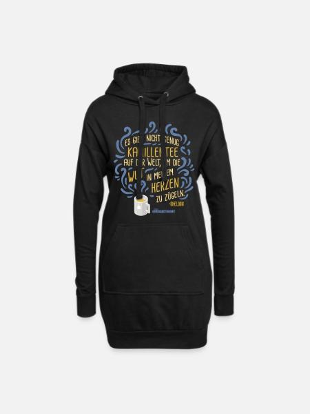 The Big Bang Theory Kamillentee Wut - Hoodie-Kleid - Schwarz
