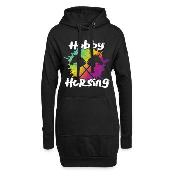 Hobby Horsing - Hobby Horse - Hoodie-Kleid - Schwarz - Vorne