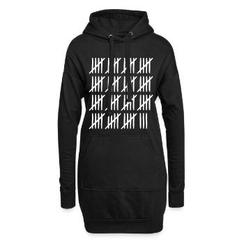 78 birthday tally sheet - 78 years old - Hoodie Dress - black - Front