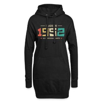 Legendär seit 1952 Original 1952 - Hoodie-Kleid - Schwarz - Vorne