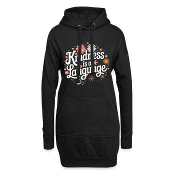 Altruismo Selbstloses Geben Gebende Schulgeist - Hoodie-Kleid - Schwarz - Vorne