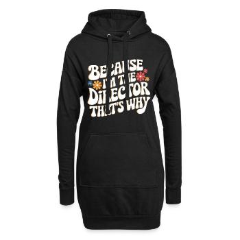 Filmemacher Filmregisseur Kameramann Film - Hoodie-Kleid - Schwarz - Vorne