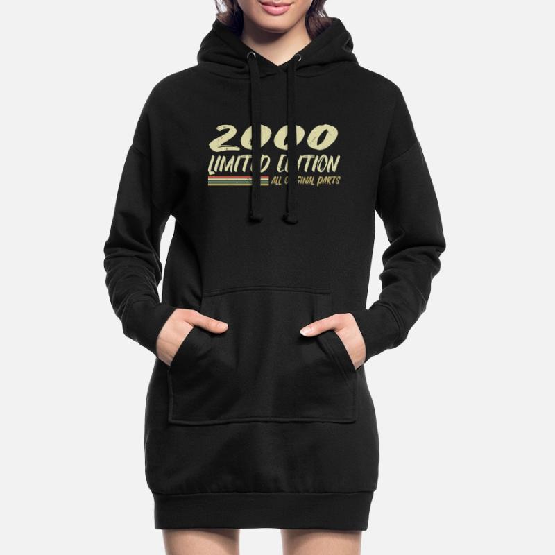 2000 Geburtstag Geschenkidee 2000 Hoodie-Kleid