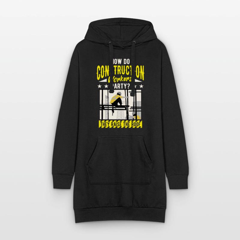 Infrastructure construction construction construction workers Hoodie Dress