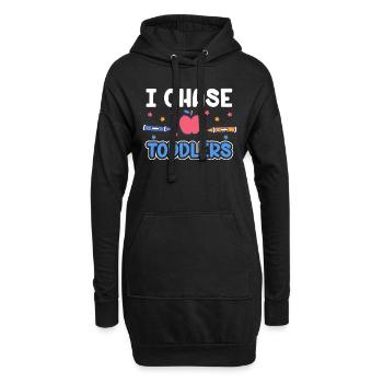 Personnes Prek Enseignant Maternelle Enseignement Tout-petit - Sweat-shirt à capuche long Femme - noir - Devant