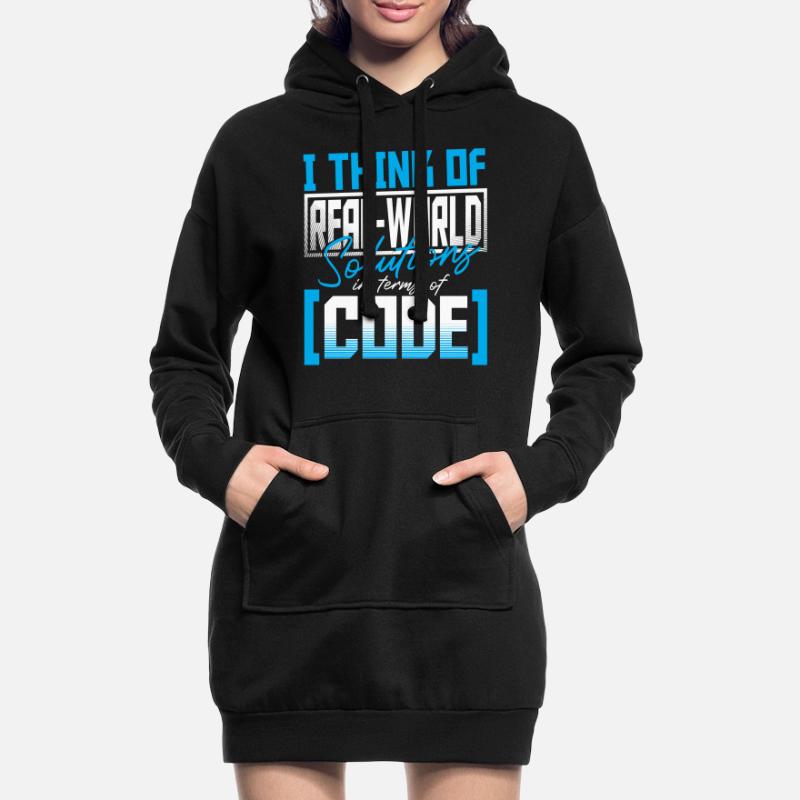 Javascript Software Entwickler Hoodie-Kleid