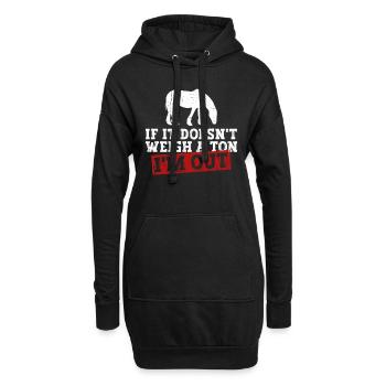 Clydesdale-zugpferd, Das Für Stolzen - Sweat-shirt à capuche long Femme - noir - Devant
