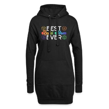 Mutter Reiki Meisterin Mutter - Hoodie-Kleid - Schwarz - Vorne