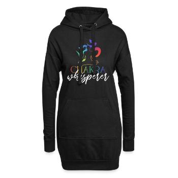 Reiki Praktiker Chakraheilung - Hoodie-Kleid - Schwarz - Vorne