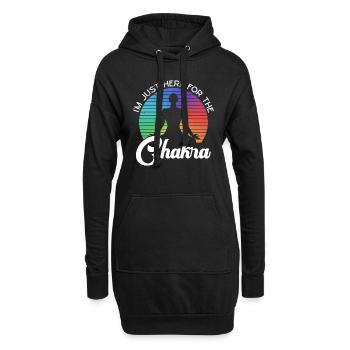Reiki - Hoodie-Kleid - Schwarz - Vorne