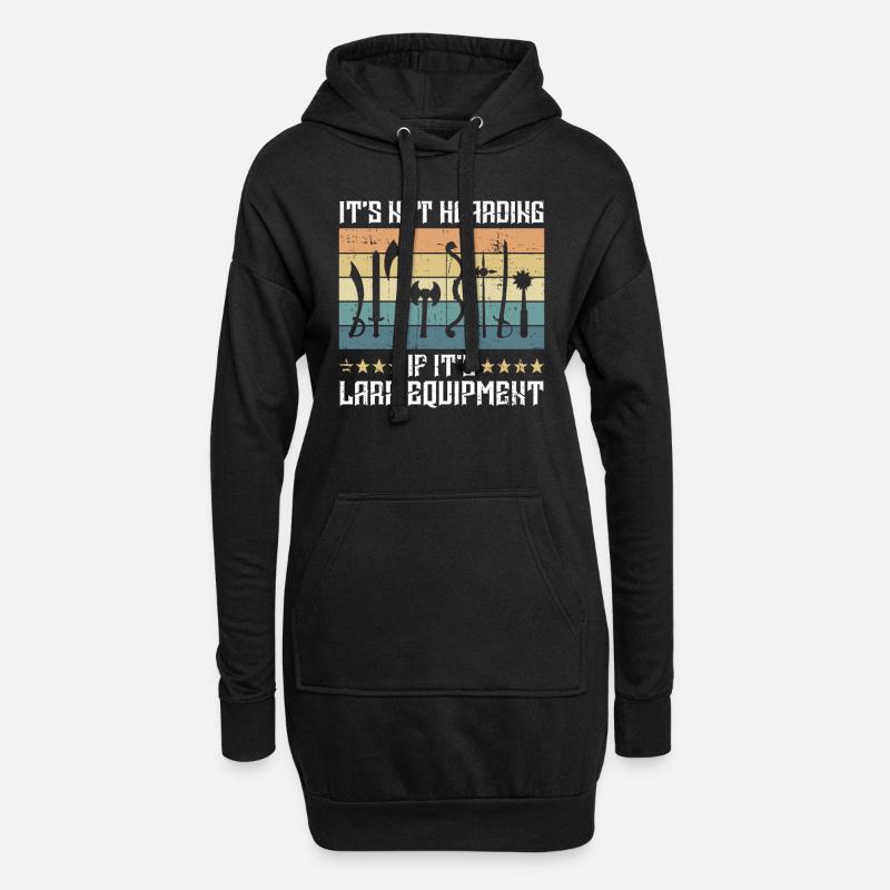Rollenspiele Und Larp Fatasy Rollenspiele - Hoodie-Kleid - Schwarz