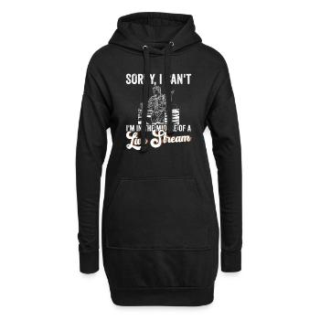 Fliegenfischer-design Für Brown Ttout - Sweat-shirt à capuche long Femme - noir - Devant