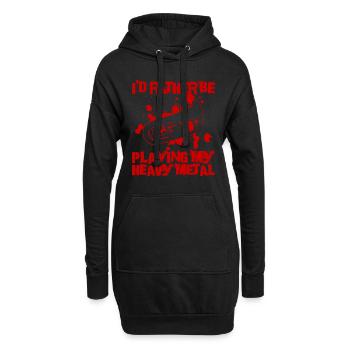 Euphonium-design Für Blasorchesterspieler - Sweat-shirt à capuche long Femme - noir - Devant