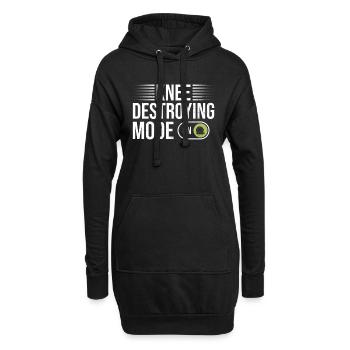 Tile Installer Design Für Teppich- Und - Hoodie-Kleid - Schwarz - Vorne