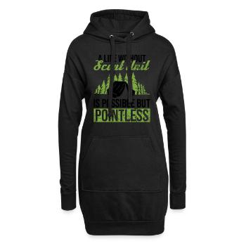 Cub Matser Design Für Einen Pfadfinderführer - Sweat-shirt à capuche long Femme - noir - Devant