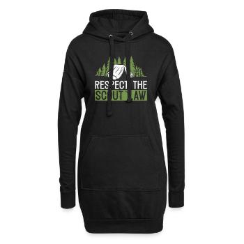 Cub Matser Design Für Einen Pfadfinderführer - Hoodie-Kleid - Schwarz - Vorne