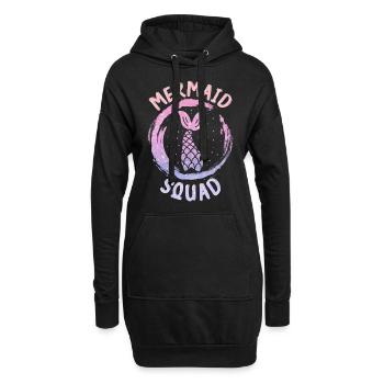 Mermaid Fable Mermaids Conte de fées - Sweat-shirt à capuche long Femme - noir - Devant