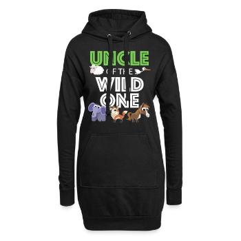 Oncle Fmilie Grand-oncle Oncle - Sweat-shirt à capuche long Femme - noir - Devant