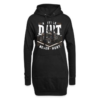 Quad Quads Quatre Roues Sport Automobile - Sweat-shirt à capuche long Femme - noir - Devant
