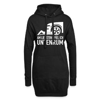 Mécanicien Mécanicien d’atelier Mécanicien automobile - Sweat-shirt à capuche long Femme - noir - Devant