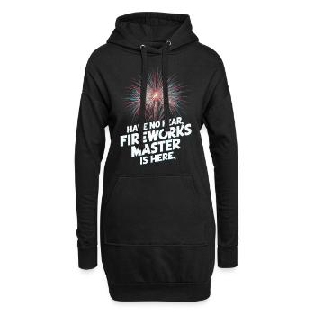 Pyrotechnicien Pyrotechnie des feux d’artifice - Sweat-shirt à capuche long Femme - noir - Devant