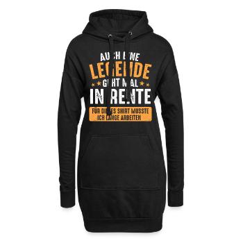 Pension de retraite Pension de retraite Pension de retraite - Sweat-shirt à capuche long Femme - noir - Devant