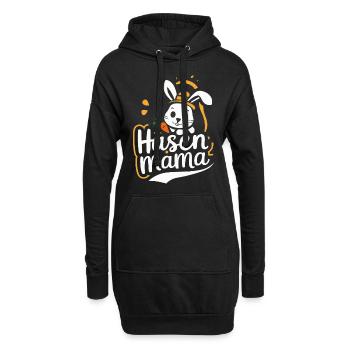 Bunny Bunnies Lapin Animal de compagnie - Sweat-shirt à capuche long Femme - noir - Devant