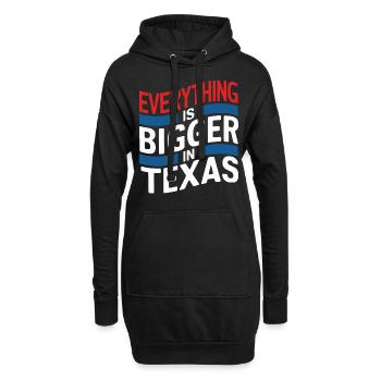 Texas State Texaner Texas - Hoodie-Kleid - Schwarz - Vorne