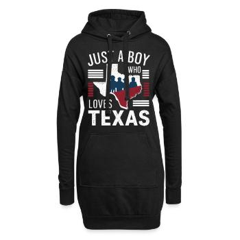 Texas State Texaner Texas - Hoodie-Kleid - Schwarz - Vorne
