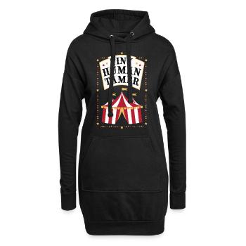 Cirque Carnaval Carnaval - Sweat-shirt à capuche long Femme - noir - Devant
