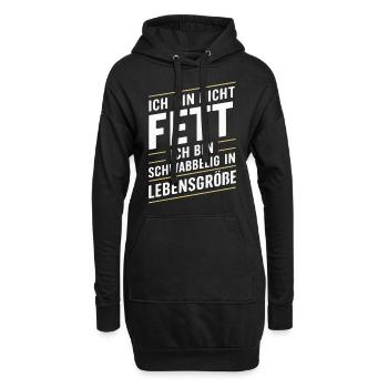 Sarcasme Ironie Drôle Paroles sarcastiques - Sweat-shirt à capuche long Femme - noir - Devant