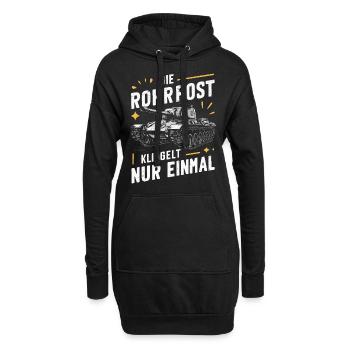 Panzer Kampfpanzer Panzerkampfwagen Panzerfahrer - Hoodie-Kleid - Schwarz - Vorne