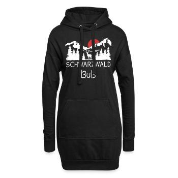 Schwarzwald Schwarzwälder Baden-Württemberg - Hoodie-Kleid - Schwarz - Vorne