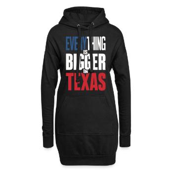 État du Texas Texans Texas - Sweat-shirt à capuche long Femme - noir - Devant