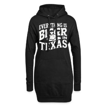 État du Texas Texans Texas - Sweat-shirt à capuche long Femme - noir - Devant
