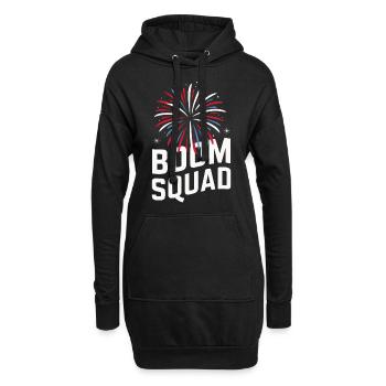 Pyrotechniker Feuerwerk Pyrotechnik - Hoodie-Kleid - Schwarz - Vorne